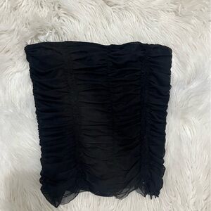 I.AM.GIA Strapless Semi-Mesh Top